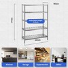 Stainless Steel Shelves,60x18x72 in Storage Shelf 5-Tier Heavy Duty Storage Rack - 2 of 4
