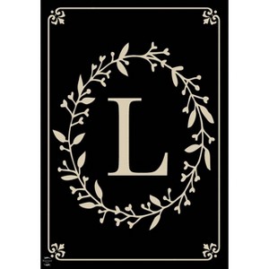 Briarwood Lane Classic Monogram Letter L House Flag Double-Sided 28" x 40" - 1 of 4