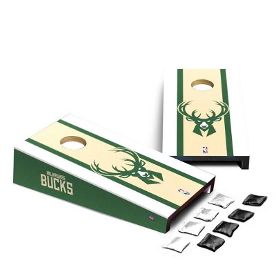 NBA Milwaukee Bucks Desktop Cornhole Board Set