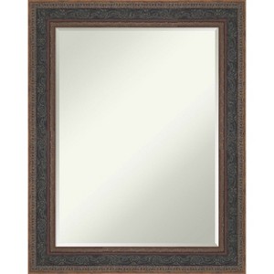 Amanti Art Attic Aged Half-Inch-Bevel Wood Framed Bathroom Vanity Wall Mirror - 1 of 4