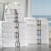 Premium Cotton Solid Plush Heavyweight Hotel Luxury Towel Set by Blue Nile Mills - 4 of 4