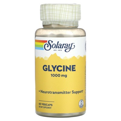 Solaray Glycine , 1,000 mg , 60 VegCaps