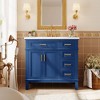 Versatile Bathroom Vanity with Sink: Elevate Your Space with Clean Lines and Contemporary Style in Any Finish - 2 of 4