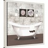 Amanti Art Brick Bath I by Elizabeth Medley Canvas Wall Art Print Framed 16 x 16-in. - 3 of 4