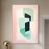 Art Remedy Jade with Magnets Contemporary Shapes Abstract Wall Art Framed - 2 of 4
