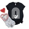 Simply Sage Market Rainbow Love Heart Distressed Short Sleeve Tee - 3 of 4