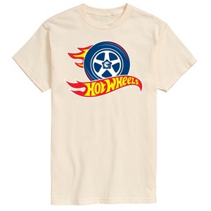 Men's - Hot Wheels - Flaming Tire Logo Short Sleeve Graphic T-Shirt - 1 of 3