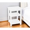 HomeRoots 28" White Solid Wood Nightstand - 2 of 4