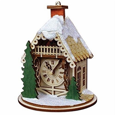 Old World Christmas Alpine Time Clock Shoppe Ornament (#80022)
