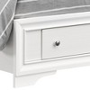 Passion Furniture Madrid White Wood Frame Twin Panel Bed - 4 of 4