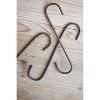 Bag of Twelve S-Hooks 4"H, Gray Gunmetal Metal By Kalalou - 2 of 3