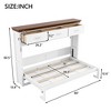 Twin Size Murphy Bed with 3 Drawers for Bedroom - 4 of 4
