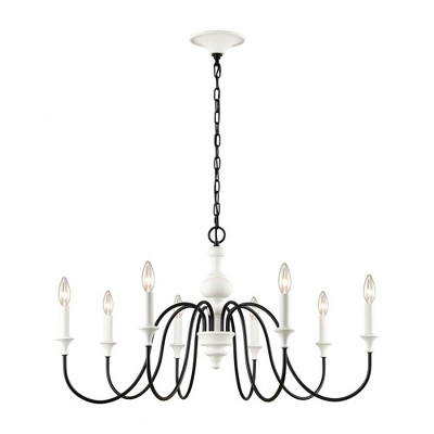 Elk Home Val De Loire 8 - Light Chandelier in  White