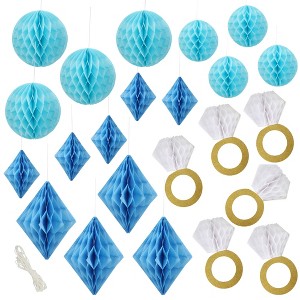 Packed Party Honeycomb Bridal Garland - 1 of 4