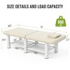 Dolonm 75" Professional Massage Table,Folding Metal Frame, 660LBS Capacity, Skin-Friendly PU Leather - 2 of 4