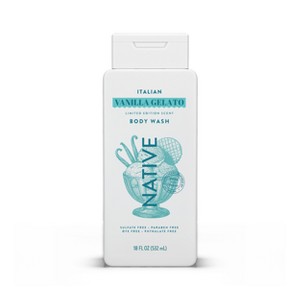 Native Passport Limited Edition Global Flavors Sulfate-Free Body Wash - Italian Vanilla Gelato - 18 fl oz - 1 of 4