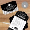 Big Dot of Happiness Graduation Cheers - Fill-In Cards - Graduation Party Fold and Send Invitations - Set of 8 - 2 of 4