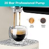 CASABREWS 3700Essential Stainless Steel Compact Espresso Machine: 20-Bar, Milk Frother, Volume Control - 3 of 4