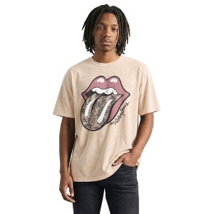 Rolling Stones Floral Pattern Retro Logo Mens T-Shirts : Target