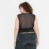 Women's Short Sleeve Boat Neck Mesh T-Shirt - Wild Fable™ - 3 of 3