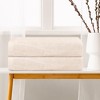 Unique Bargains 100% Cotton Lightweight Highly Absorbent Bath Towels for Bathroom 2 Pcs - 3 of 4