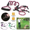 iMountek"Double Dogs Leash with No-Tangle Design, Reflective, Swivel Coupler & Padded Handle for Comfort"Green&Pink - 3 of 4