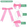 Unique Bargains Polyester Craft DIY Decorative Ribbon Twist Tie Bows 7x5" 50 Pcs - 2 of 4