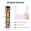 Big Dot of Happiness Hello College - Graduation Banner - Vertical Shaped Banner Decorations - 3 of 4