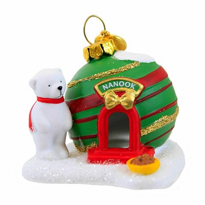 Department 56 Villages Nanook's Home - One Accessory 2.0 Inches - North  Pole Polar Bear - 6009834 - Porcelain - Green