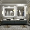 Apmir Super Bright Front & Back LED Lighted Anti-Fog Aluminum Alloy Framed Tempered Glass Bathroom/Vanity Mirror with ETL & 3-Year Warranty - 3 of 4