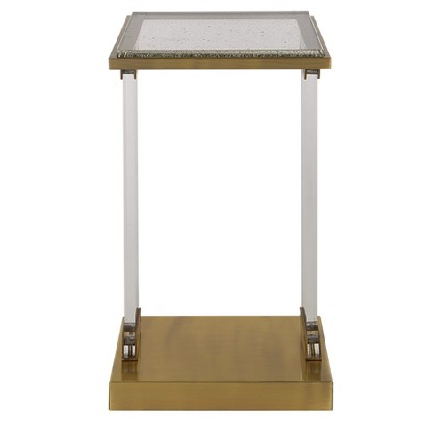 Uttermost Muse Seeded Glass Accent Table - image 1 of 4