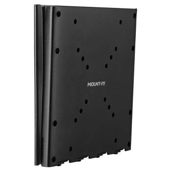 Mount-It! Low-Profile Fixed TV Wall Mount w/ Removable Plate | Flush Wall Mounting Bracket Fits 23" - 42" Screens Up To VESA 200x200 mm, 66 Lbs. Cap.