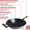 Joyce Chen Classic Series Carbon Steel Preseasoned Stir Fry Pan - 2 of 4