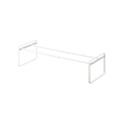 Yamazaki Home - Stackable Shoe Rack (7" H) - Steel - White