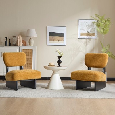 Christopher Knight Home Carlos Modern Wood Upholstered Accent Chair (Set of 2)
