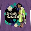 Girls' - Disney - Socially Awkward Bruno Fitted Short Sleeve Graphic T-Shirt - 2 of 4