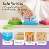 Joyfy Montessori Toys for 1 2 3 Year Old, Wooden Stacking Sorting Toy for Toddlers 1-3, Sensory Learning Toys, Birthday Christmas Gift for Boys Girls - 3 of 4