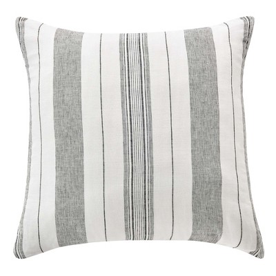 Monroe Stripe White Euro Sham - Levtex Home
