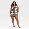 Women's Mid-Rise Openwork Pull-On Shorts - Universal Thread™ - 3 of 3