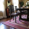 FurniFact,Elegant Black Wooden Dining Chairs with Faux Leather Seat – Set of 2 - 2 of 4