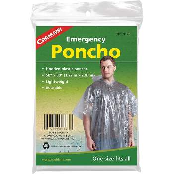 Emergency Poncho - 1ct (colors May Vary) : Target