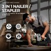 Master Mechanic 3 In 1 Adjustable Nailer/Stapler with 18-GA Nails, 16-GA Brads & Staples, Ideal for Interior and Exterior Molding and Trim - 3 of 4