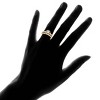 Pompeii3 1/2 cttw Halo Diamond Engagement Wedding Ring Set 14K Yellow Gold - 2 of 4