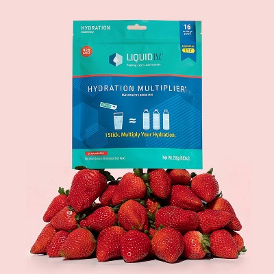 Liquid I.V. Hydration Multiplier Vegan Powder Electrolyte Supplements - Strawberry - 0.56oz each/10ct_6