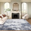 Washable Runner Rug Modern Abstract Non-Slip Stain-Resistant Indoor Carpet Hallway Low Pile Bedroom Laundry Entrance - 3 of 4