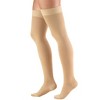 Truform 20-30 mmHg Compression Stockings for Men and Women, Thigh High Length, Dot Top, Closed Toe - 4 of 4