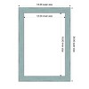 Amanti Art Sky Blue Rustic Framed Magnetic Dry Erase Board - 4 of 4
