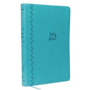 KJV, Value Thinline Bible, Compact, Imitation Leather, Blue, Red Letter Edition - by  Thomas Nelson (Leather Bound) - 1 of 1