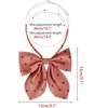 Elerevyo Women's Pre-tied Adjustable Straps Polka Dots Uniform Casual Bow Ties - 2 of 4