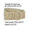 Allegra K Women's Wide Woven Waist Belts Braided Belts for Dress Chunky Buckle 23.62-35.43" - 3 of 4